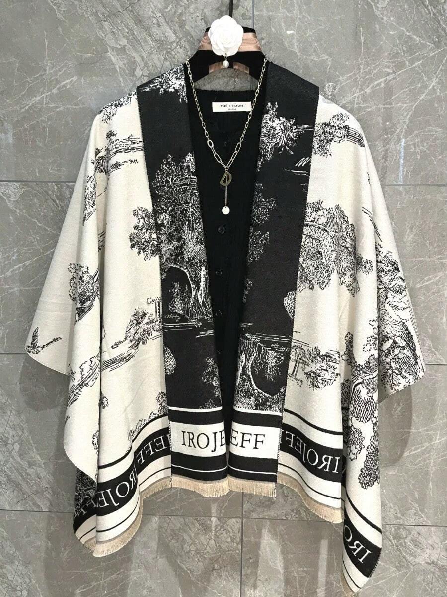 アクセサリー レディース スカーフ 黒 ヨーロッパ・アメリカ風 ファッション レディーススカーフ ショール、マルチファンクション拍卖