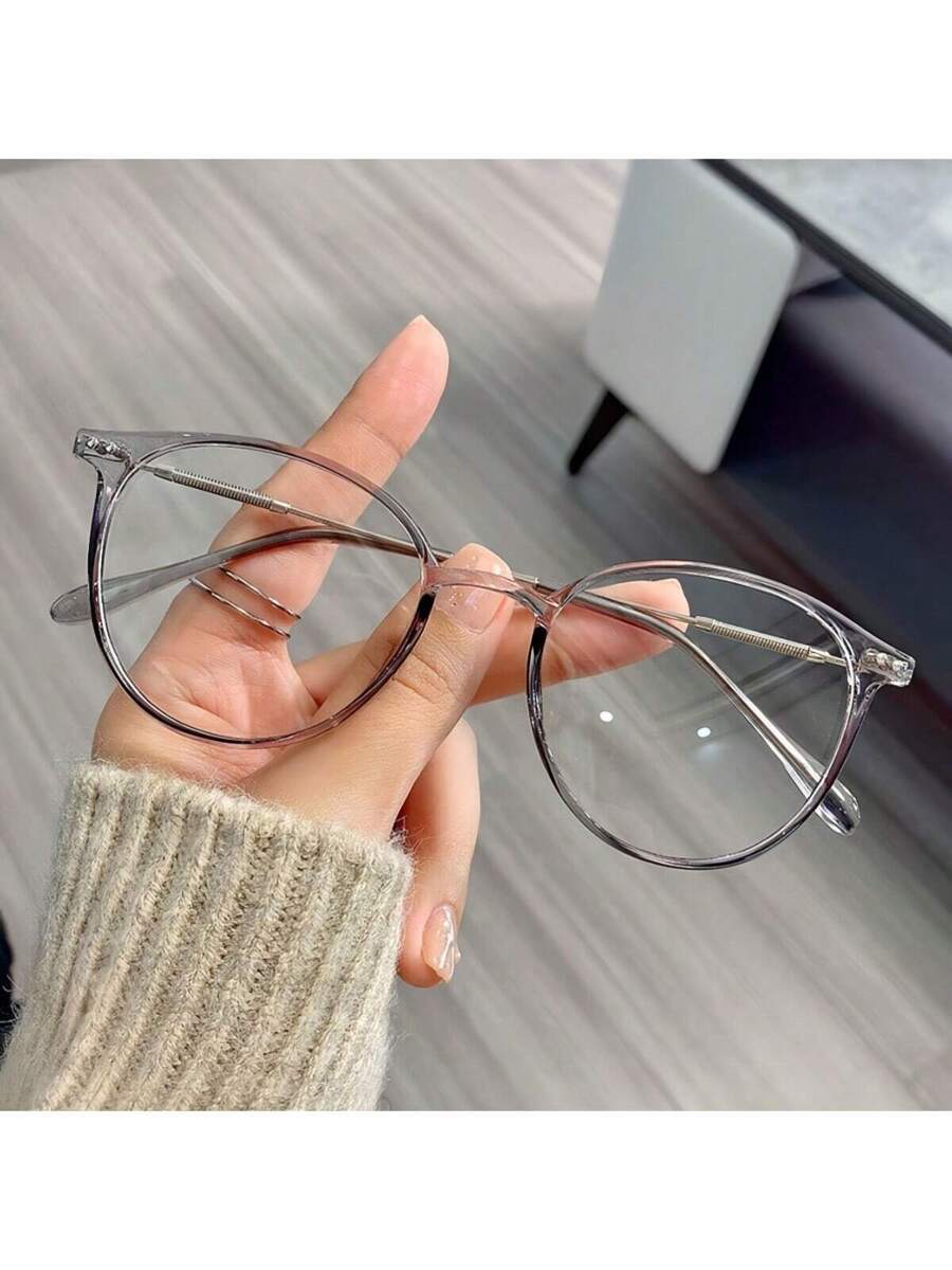アクセサリー レディース アイアクセサリー セット 1個 樹脂フレーム オーバル型ファッションメガネ、男女兼用、コンピューター、ゲ拍卖