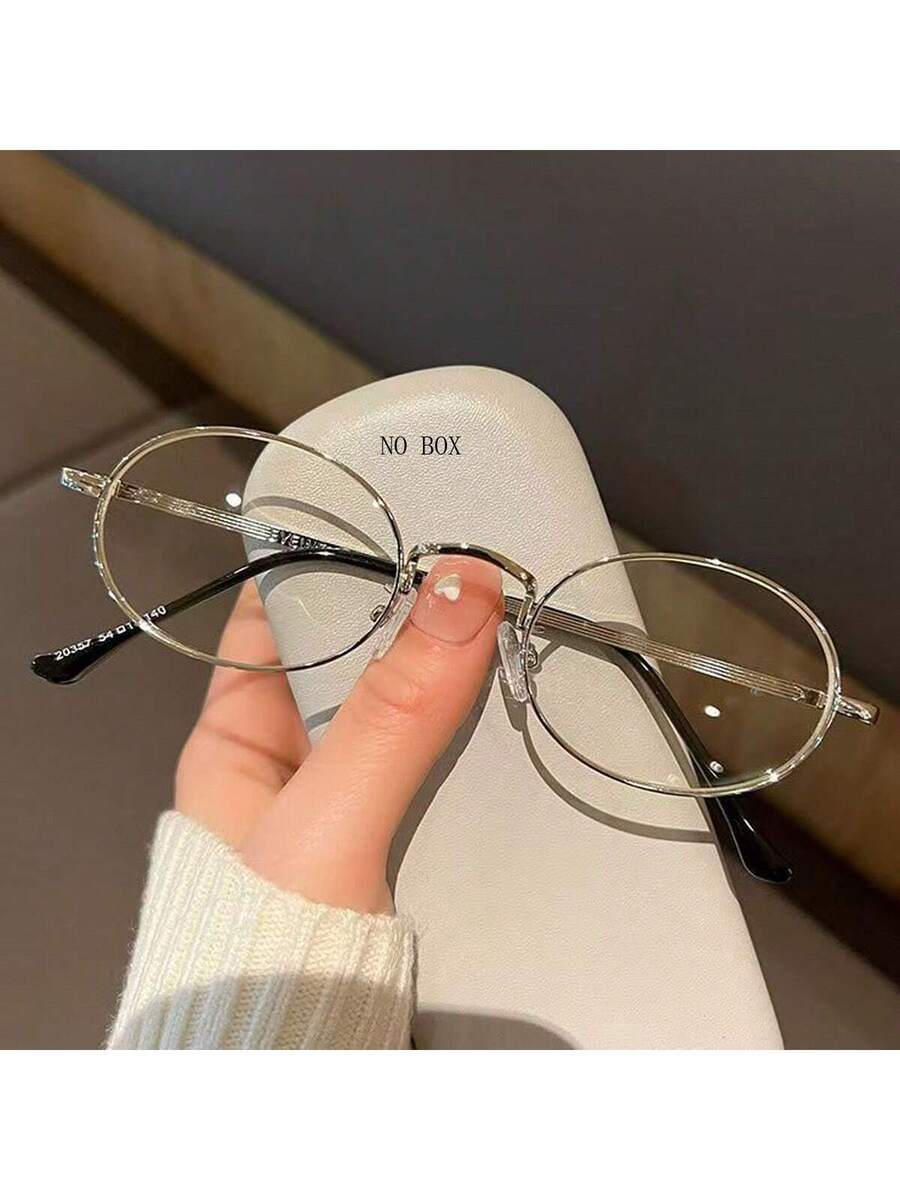 アクセサリー レディース アイアクセサリー セット 1個 レディースファッションメガネ、新作 軽量 オーバルフレーム スタイリッシ拍卖