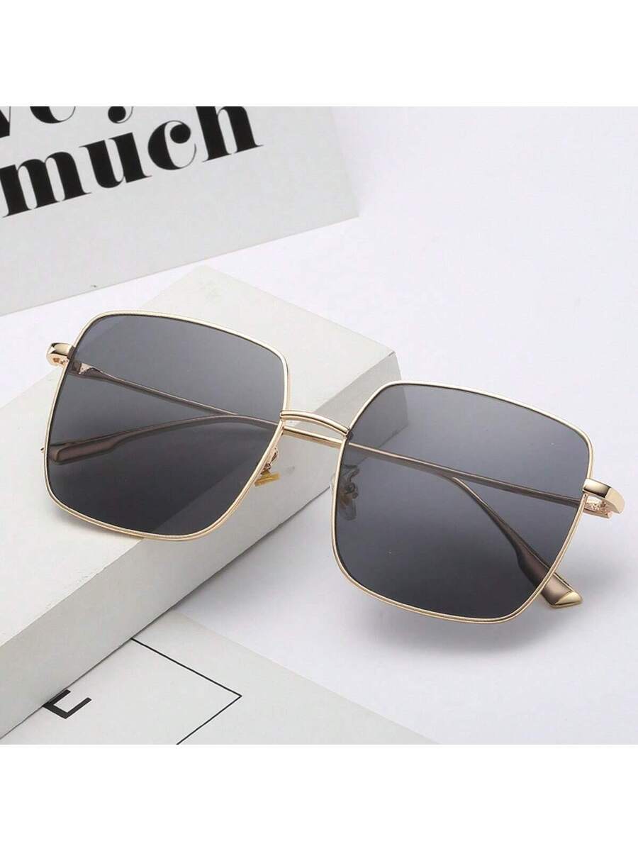 アクセサリー レディース アイアクセサリー セット 1個 ユニセックス ファッショナブル メタル スクエアフレーム メガネ拍卖