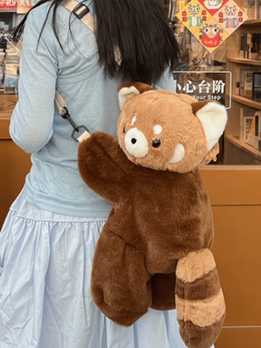 バッグ レディース バックパック 1個 小さいパンダぬいぐるみ メッセンジャーバッグ レディース ショルダーバッグ拍卖