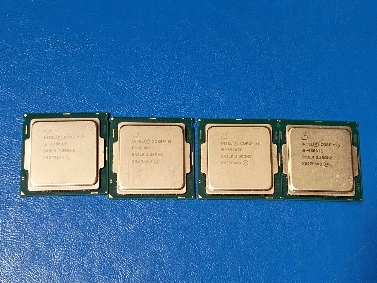 中古 Intel core i5-6500TE 2.30GHz SR2LR 4個セット LGA1151 第6世代 動作PCから抜取り品 (1)拍卖
