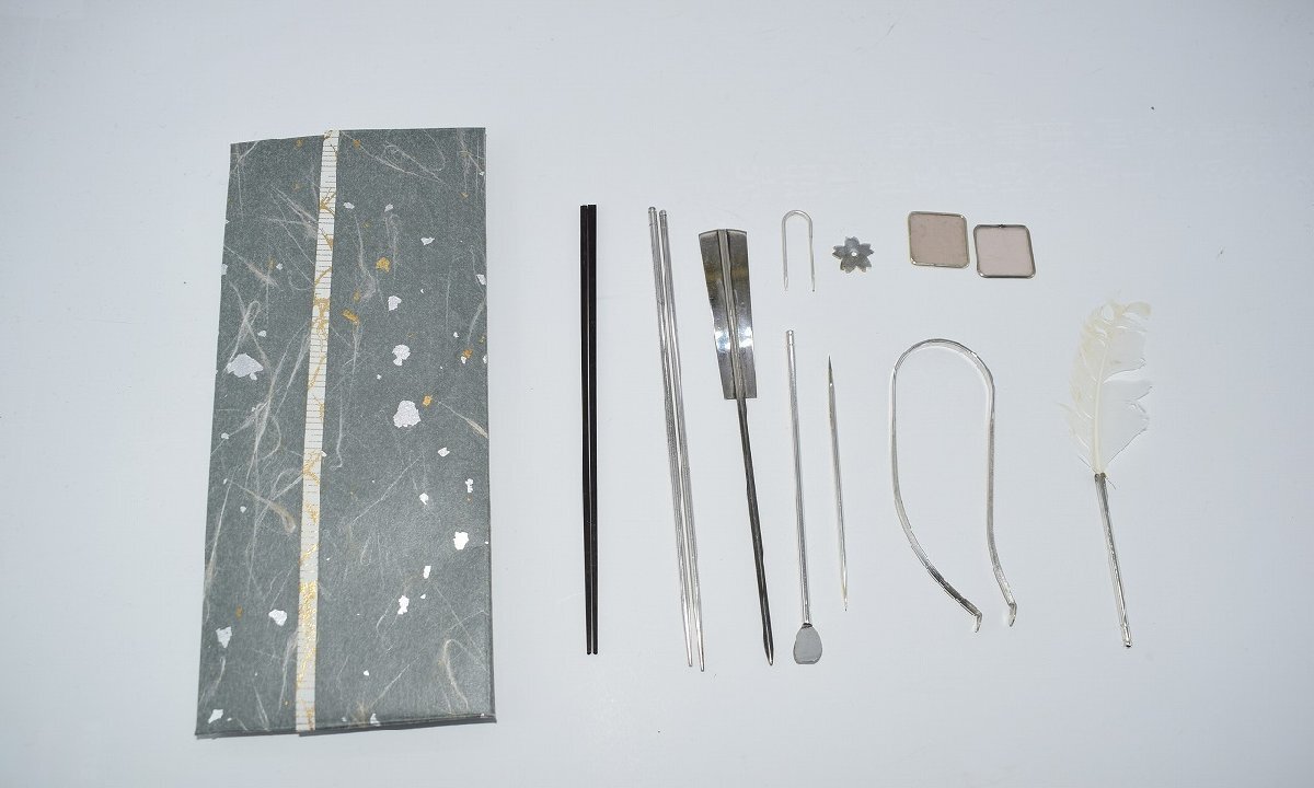 香道具セット 茶道具 香道 火道具 七つ道具 t 茶道 お香 香木 香道具 香道 茶道 tz21-001 注)画像は見本です。拍卖