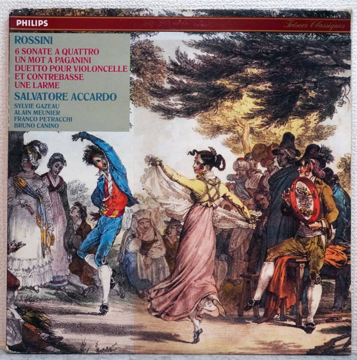 ロッシーニ 弦楽ソナタ集 アッカルド他 仏PHILIPS オリジナル 2LP 希少盤拍卖