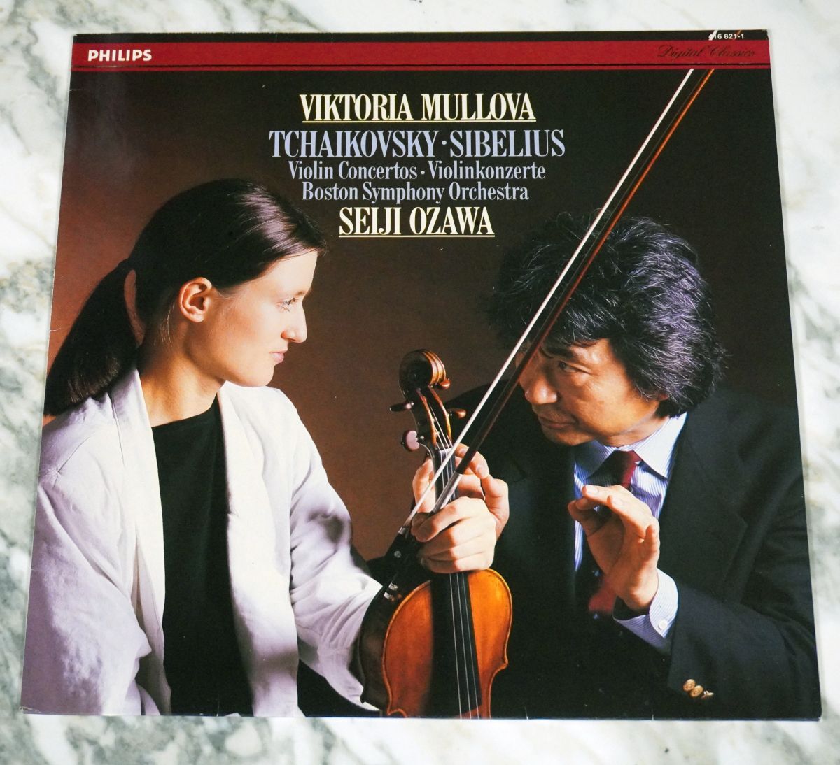 チャイコフスキー&シベリウス 協奏曲 ムローヴァ 小沢 蘭PHILIPS DIGITAL拍卖