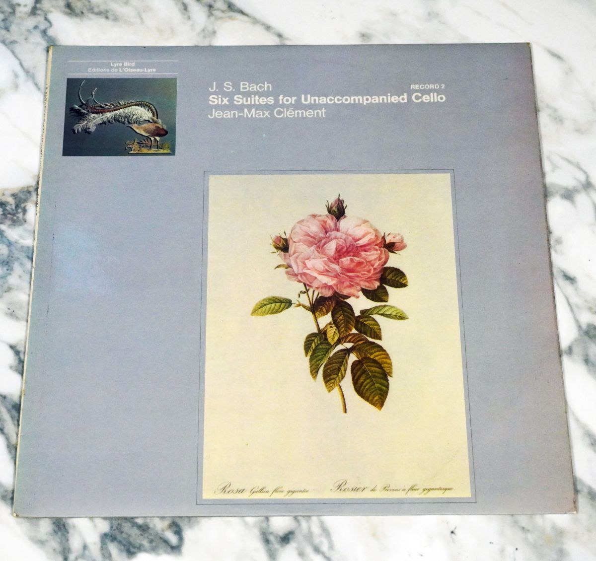 バッハ 無伴奏チェロ組曲集 J.M.クレマン 英オワゾリール STEREO 希少拍卖