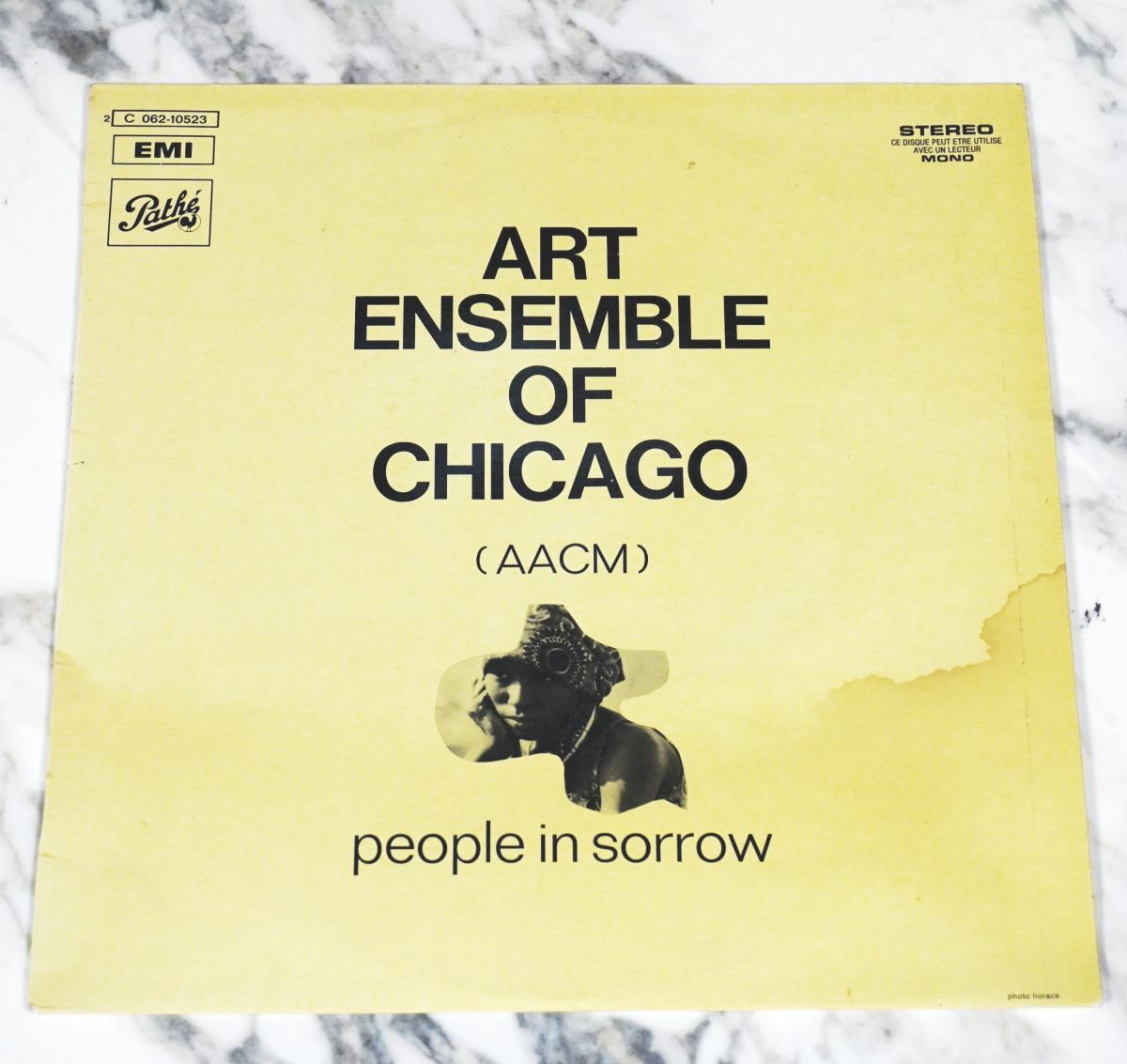 「苦悩の人々」 アート・アンサンブル・オブ・シカゴ 仏EMI/PATHE 黒切手拍卖
