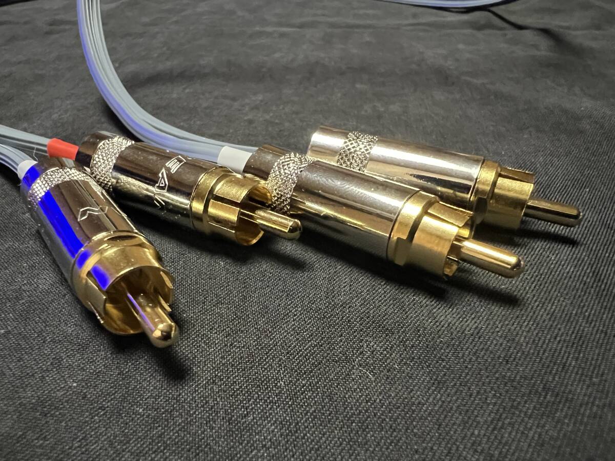 ●●● 黄金期 SME純正!◇TELEFUNKEN(テレフンケン) RCAシールドケーブルの【終着駅】1.0mペア 世界遺産鉱山 フォノケーブルとしても◎!拍卖