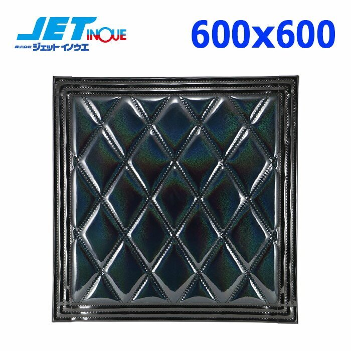 ジェットイノウエ ウレタン入り泥除け「綺羅」 (黒/黒ライン) 横600×縦600mm (1枚入り)拍卖
