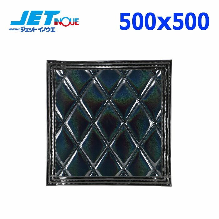 ジェットイノウエ ウレタン入り泥除け「綺羅」 (黒/黒ライン) 横500×縦500mm (1枚入り)拍卖