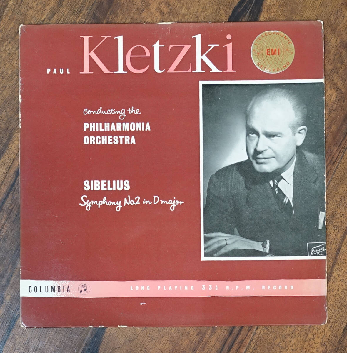 極上! 英Columbia SAX 2280 B&S シベリウス交響曲第2番 パウル・クレツキ拍卖