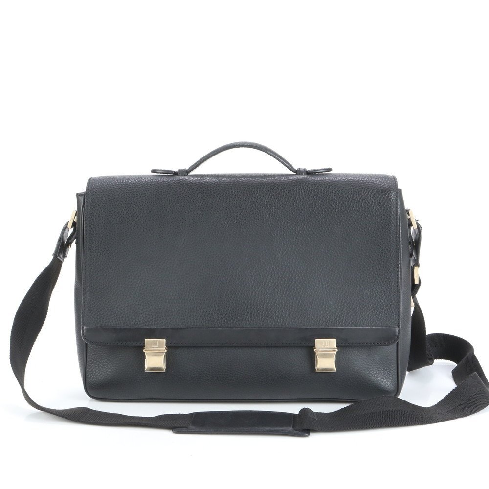 ■極美品■ダンヒル■ギャランティカード付 レザー 2WAY ビジネス バッグ 斜め掛け 書類鞄 ブリーフケース メンズ 通勤 A4 VRV CS10-9拍卖