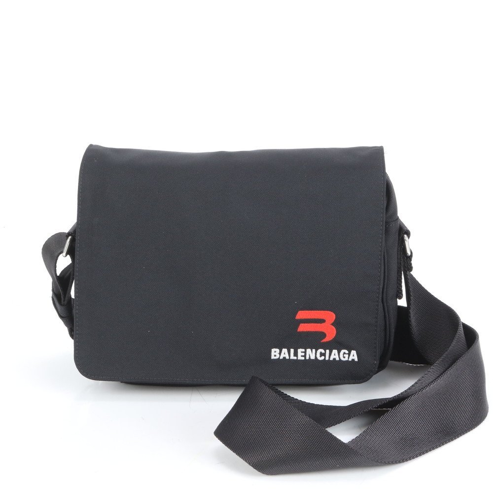 1円■新品同様■バレンシアガ■エクスプローラー 701747 ショルダー バッグ 斜め掛け メッセンジャー ブラック トート メンズ RR DB35-8拍卖