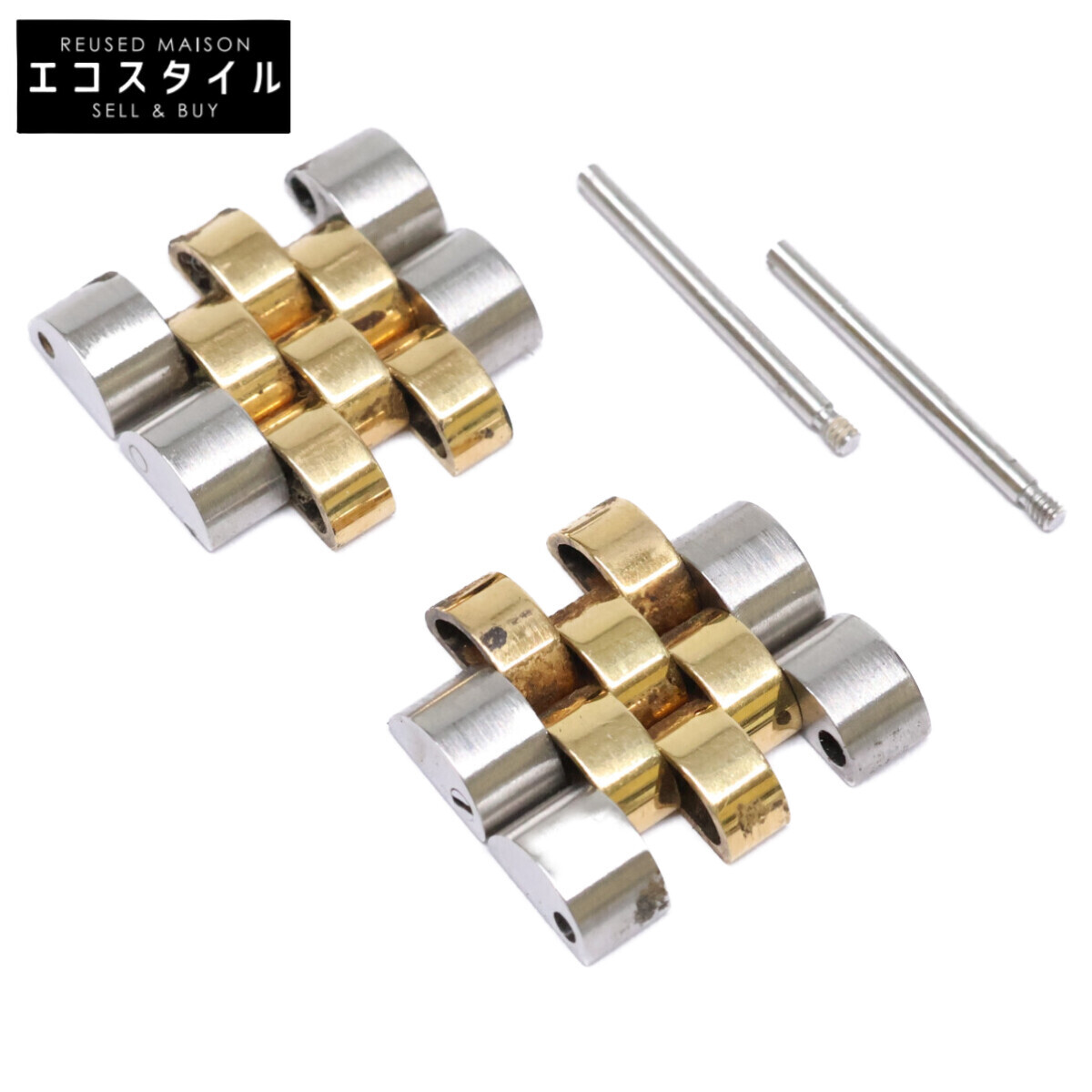 1円 ROLEX ロレックス ジュビリーブレス 4コマ ゴールド/シルバー メンズ拍卖