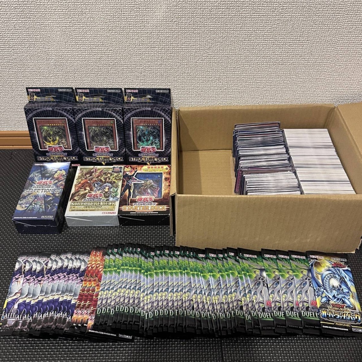 遊戯王 まとめ売り セット売り 引退品 デビルズゲート スターターデッキ 精霊術の使い手 新品未開封 トレーディングカード拍卖