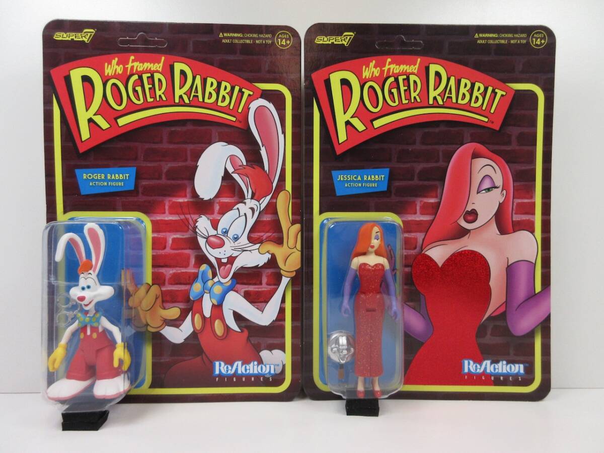 ☆NECA リ・アクション ロジャーラビット ジェシカラビット セット 未開封品希少品 拍卖