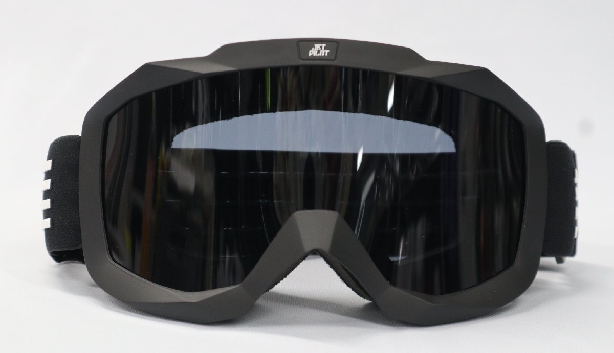オーバー ザ グラス(眼鏡使用可) ゴーグル フリーサイズ 偏光 スモークレンズ UVカット ジェットパイロット JETPILOT JA24014拍卖