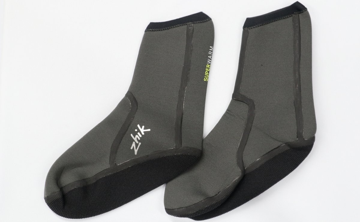 スーパーウォーム ソックス サイズL/8-10 グレイ UNI セーリング マリンスポーツ 防水 オールシーズン Zhik ザイク SOCK-1100拍卖