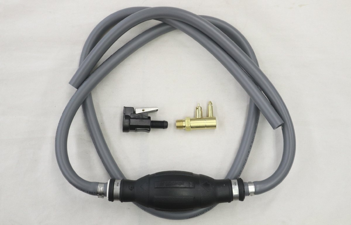 プライマー付きホース 3/8インチ コネクターセット ヒューエルタンク&船外機接続用 セール Attwood拍卖