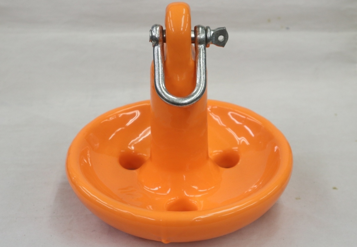 マッシュルーム アンカー 5.4kg オレンジ PVCコート加工仕上げ セール拍卖