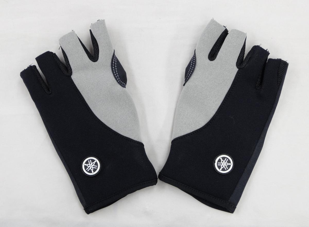 3/4フィンガーグローブ サイズ/L グレイ セール ヤマハ純正 18拍卖