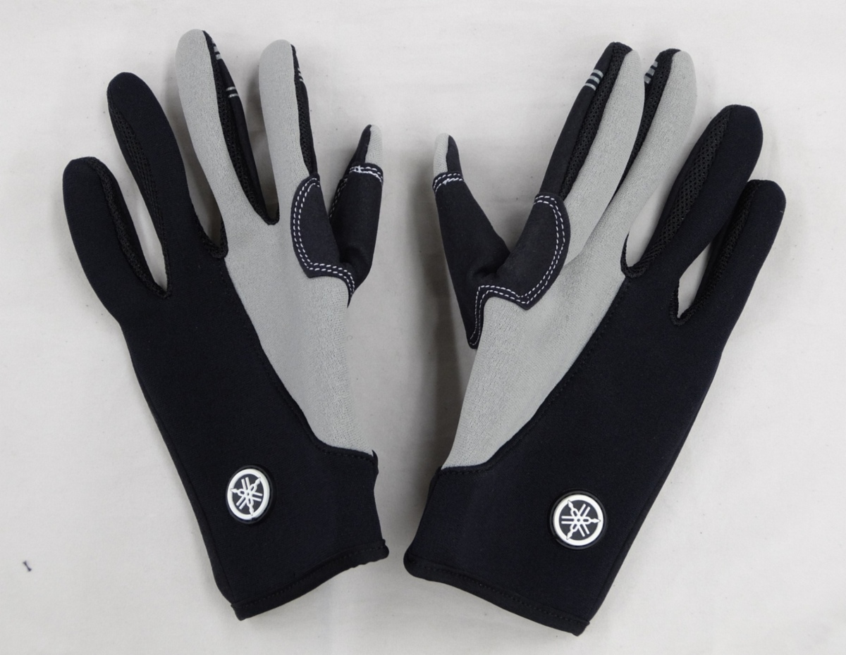 フルフィンガーグローブ サイズ/M グレイ セール ヤマハ純正 18拍卖