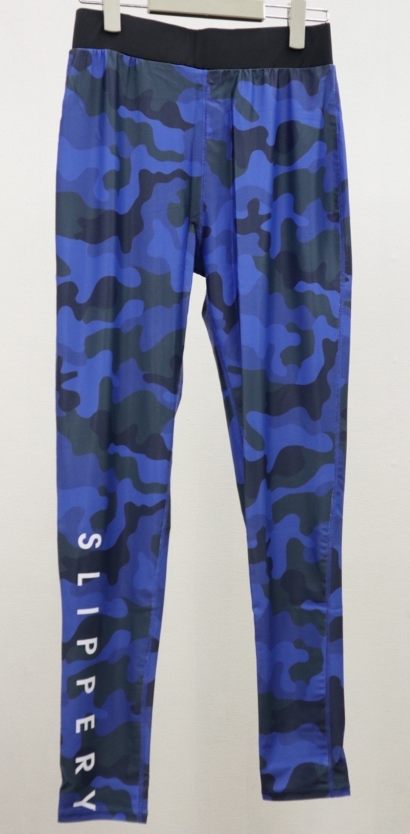 メンズ レギンス サイズ/XL ブルー×カモ メンズ セール スリッパリー SL-ML520拍卖