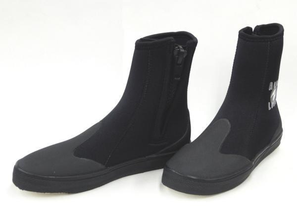 アクアブーツ サイズ/26cm ブラック ファスナー付 デッキソール セール アクアラング拍卖