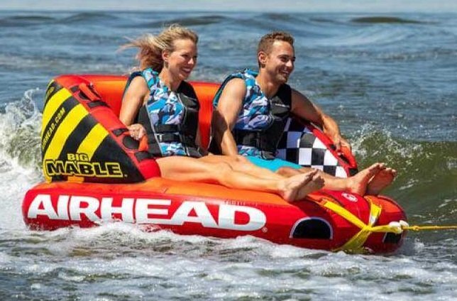 ビッグマーブル 乗員/1人~2人乗り トーイングチューブ ウォータートーイ セール エアーヘッド拍卖