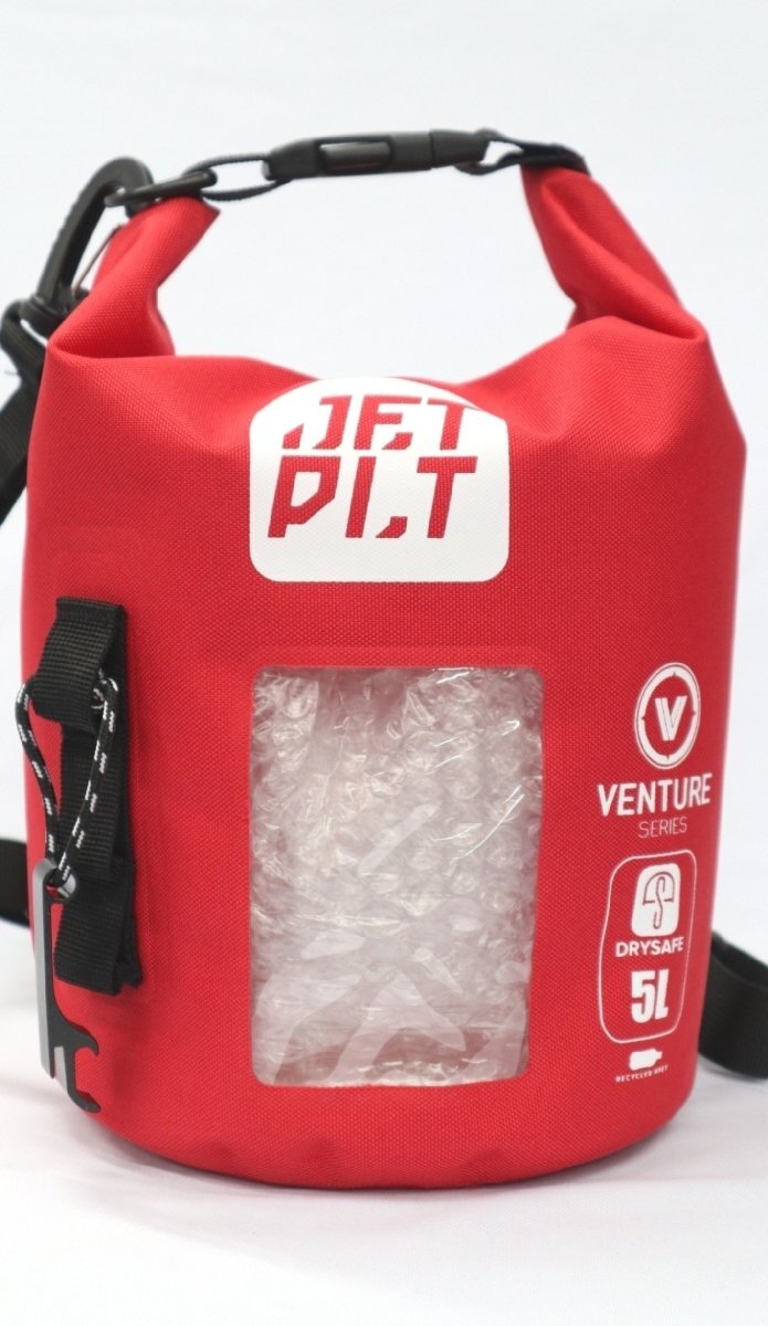 ベンチャー ドライ セーフバッグ 収納量/5リットル レッド ショルダータイプ ジェットパイロット JETPILOT ACS24908拍卖