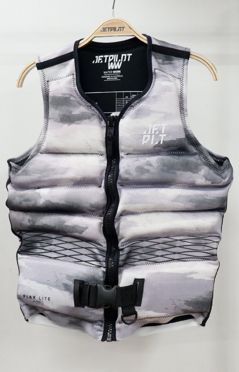 フリーライド ネオベスト サイズ/L グレー/カモ ウエイクボード用 メンズ セール ジェットパイロット JETPILOT JA22148-C 23拍卖