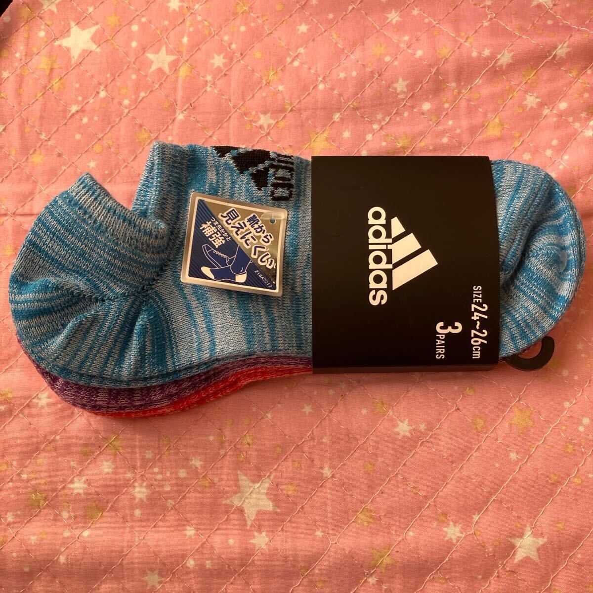 アディダス 靴下3足組 未使用拍卖
