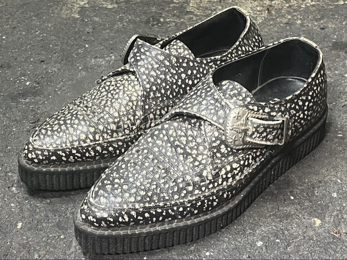 デッドストック? 80s PHAZE シューズ ラバーソール イギリス製 50s ロカビリー パンク ヴィンテージ GEORGE COX ROBOT ラロッカ 666 未使用拍卖