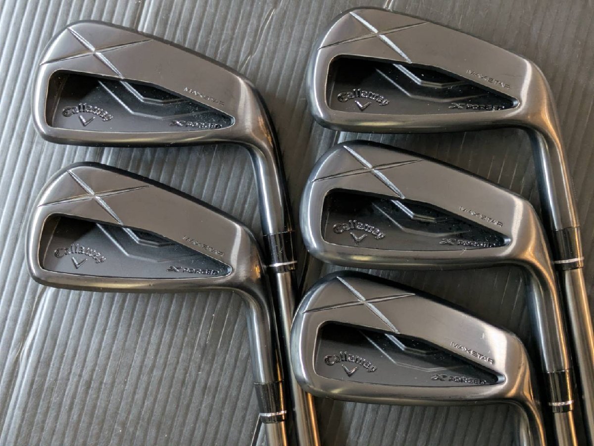 数量限定 CALLAWAY キャロウェイ X FORGED MAX STAR ブラック アイアン #6-P/NSPRO 950GH NEO Luxury Black/挿し戻し品 セレクトストア限定拍卖