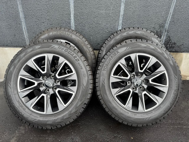 【中古美品】シボレー純正ホイール&スタッドレスタイヤ 4本セット 20×9J 275/60R20 シルバラード タホ サバーバン ヨコハマ アイスガード拍卖