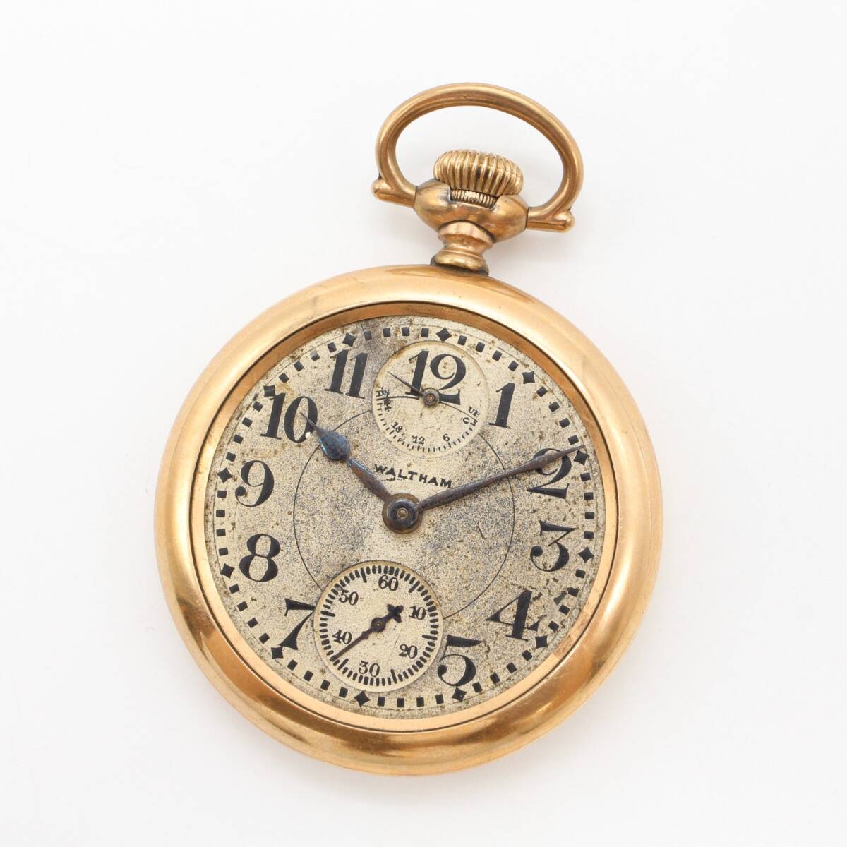 【WALTHAM ウォルサム】 スモセコ 手巻き? 機械式 懐中時計 ヴィンテージ レア拍卖
