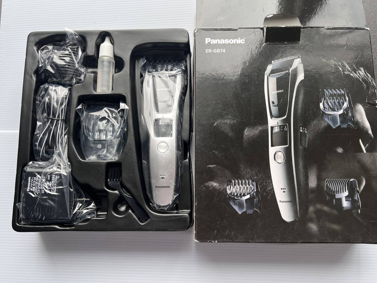Panasonic パナソニック ヒゲトリマー ER-GB74 新品未使用 (未通電・開封品・保管品)パッケ-ジダメ-ジ有 一応ジャンク拍卖
