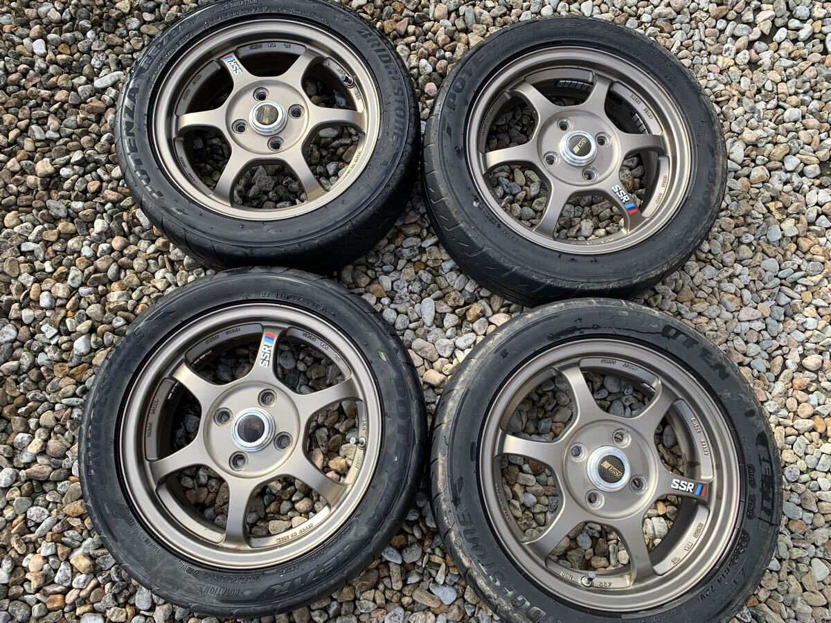 中古品 絶版品 4本セット タナベ SSR TYPE-C 14インチ×5.0J拍卖