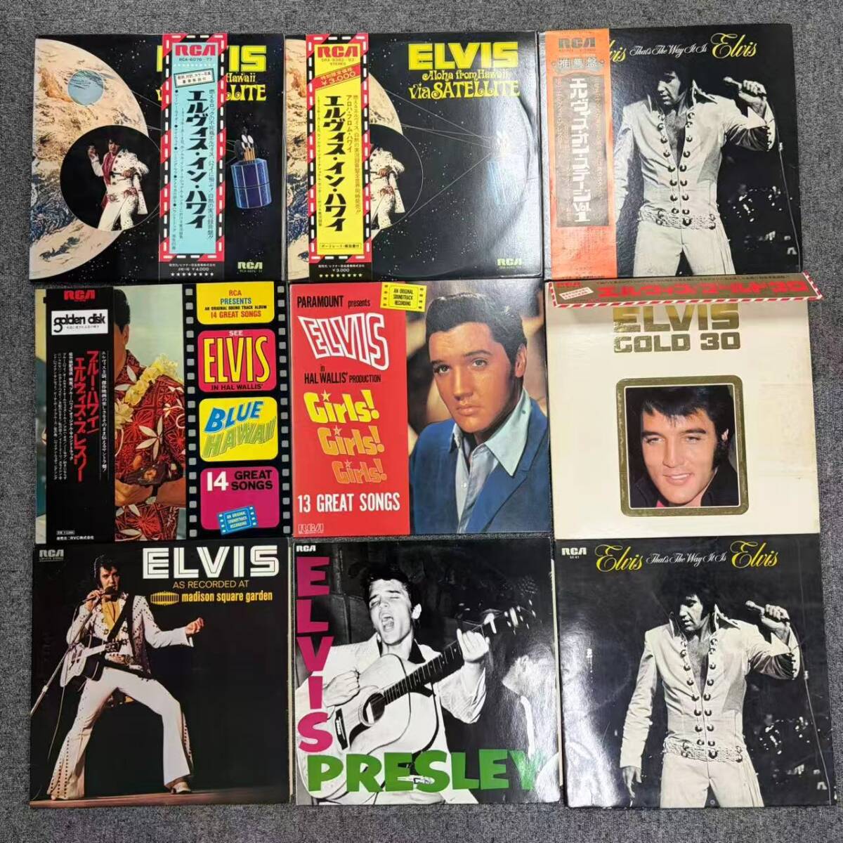 Elvis Presley 9枚セット NB1104-19拍卖