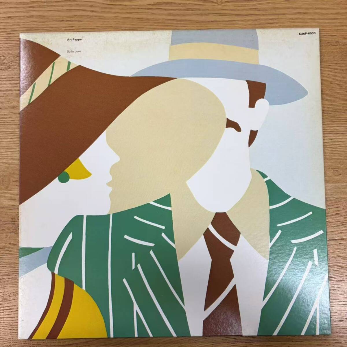 美盤 LP/ ART PEPPER / SO IN LOVE / アート・ペッパー / 国内盤 ライナー ARTISTS HOUSE K26P-6033 NB1113-01拍卖