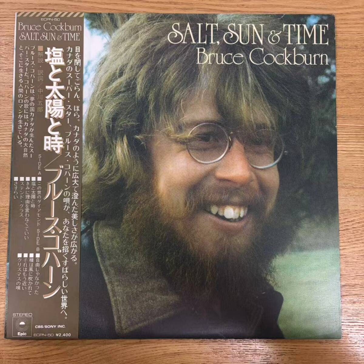 帯付 美盤 Bruce Cockburn(ブルース・コバーン)「Salt Sun And Time」LP(12インチ)/Epic(ECPN-50)/Rock NB1114-19拍卖