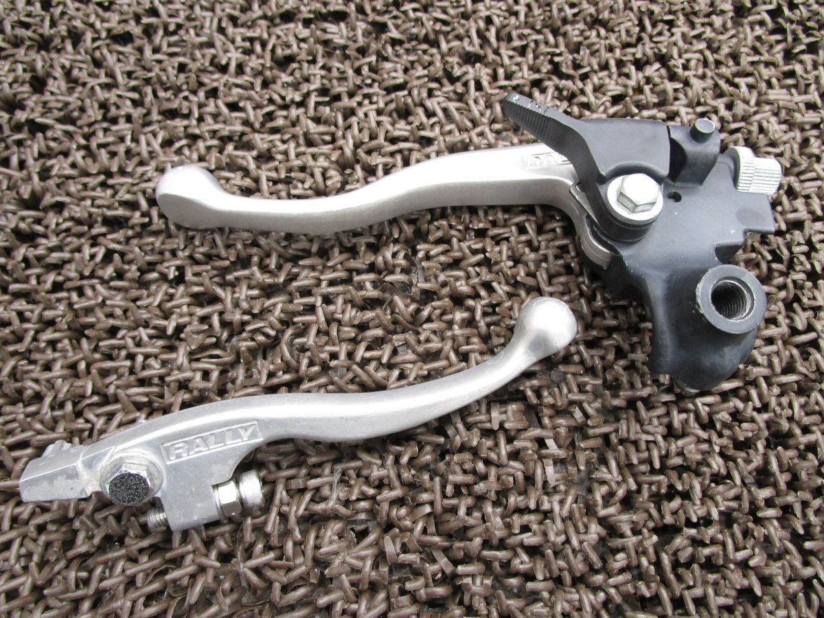 FTR223 社外 ラリー レバーセット ブレーキ クラッチ ●A8479!MC34 カスタム素材に ホンダ 【 MD33E 】 キャブ車 動画有拍卖