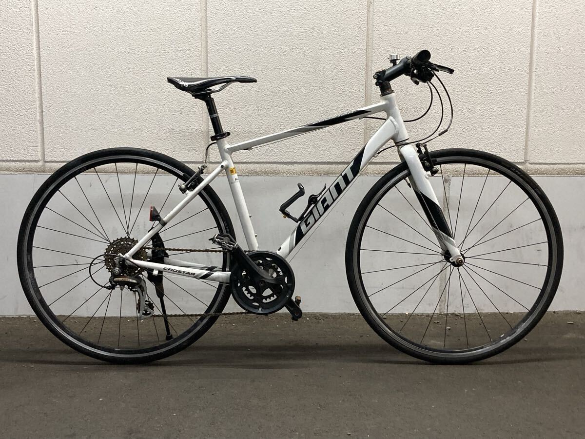 2021年12月購入 GIANT CROSTAR ジャイアント クロスター サイズ465(S) 外装8段 フロントシングル化 アルミフレーム【手渡し限定 越谷市】拍卖