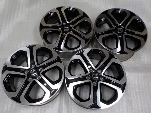 【 HONDA ホンダ 】 ホンダ純正 17インチアルミホイール ENKEI 4本 5H PCD114.3 7J +55 T7A拍卖