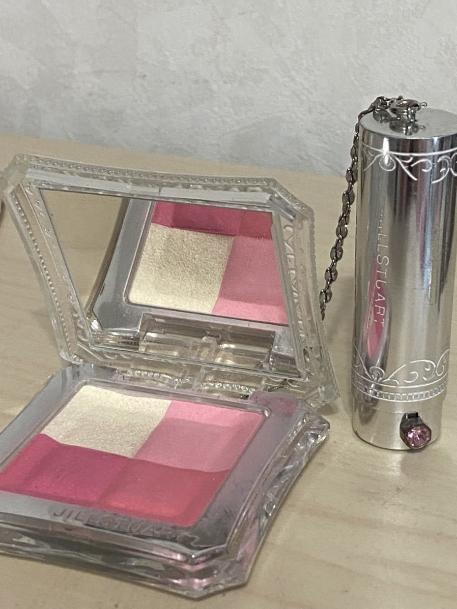 ジルスチュアート JILLSTUART ミックスブラッシュ コンパクト #07 lovely tulip チークカラー 頬紅 8g 残量たっぷり 定形外発送は220円拍卖