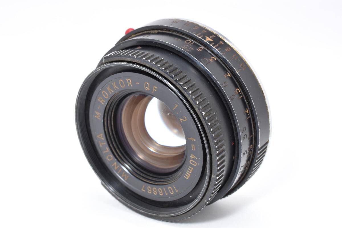 ★☆希少 MINOLTA M-ROKKOR-QF 1:2 f=40mm #2651250☆★拍卖