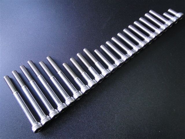 9460■Z400FX/Z400GP ステンレスエンジンカバーボルト(21本)※キャップボルト拍卖