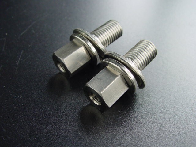 0293■CB400F ステンレス反射板取付ボルト(2個)※6ミリ穴 ヨンフォア拍卖