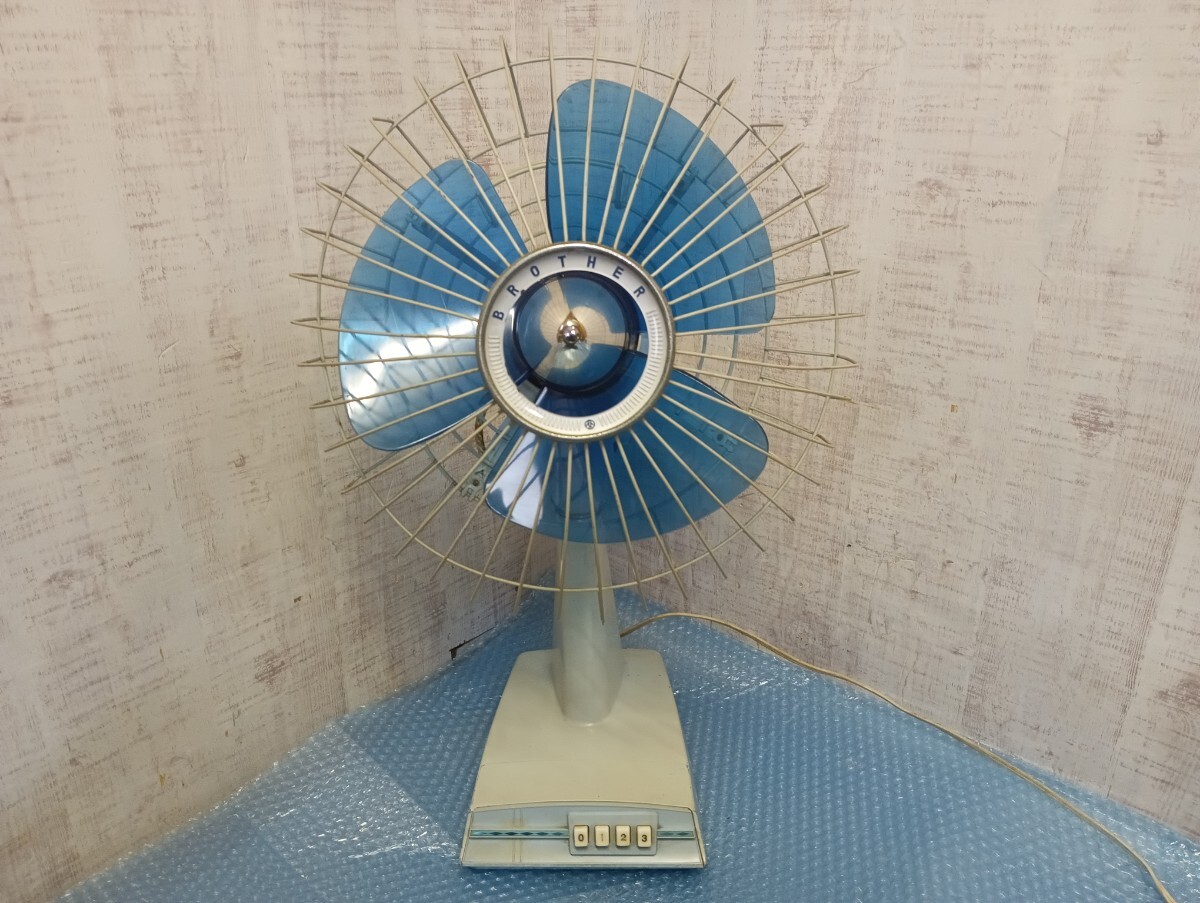 ① BROTHER ブラザー 9-2860 扇風機 レトロ扇風機 当時物 レトロ 家電 ビンテージ FAN ファン 現状品拍卖