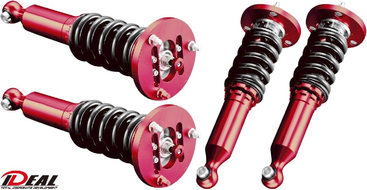 【M's】 40系 ソアラ UZZ40 (2000-2005) IDEAL 車高調キット イデアル ハイパーフット サスペンションキット 36段階減衰力調節 TO-H-UZZ40拍卖